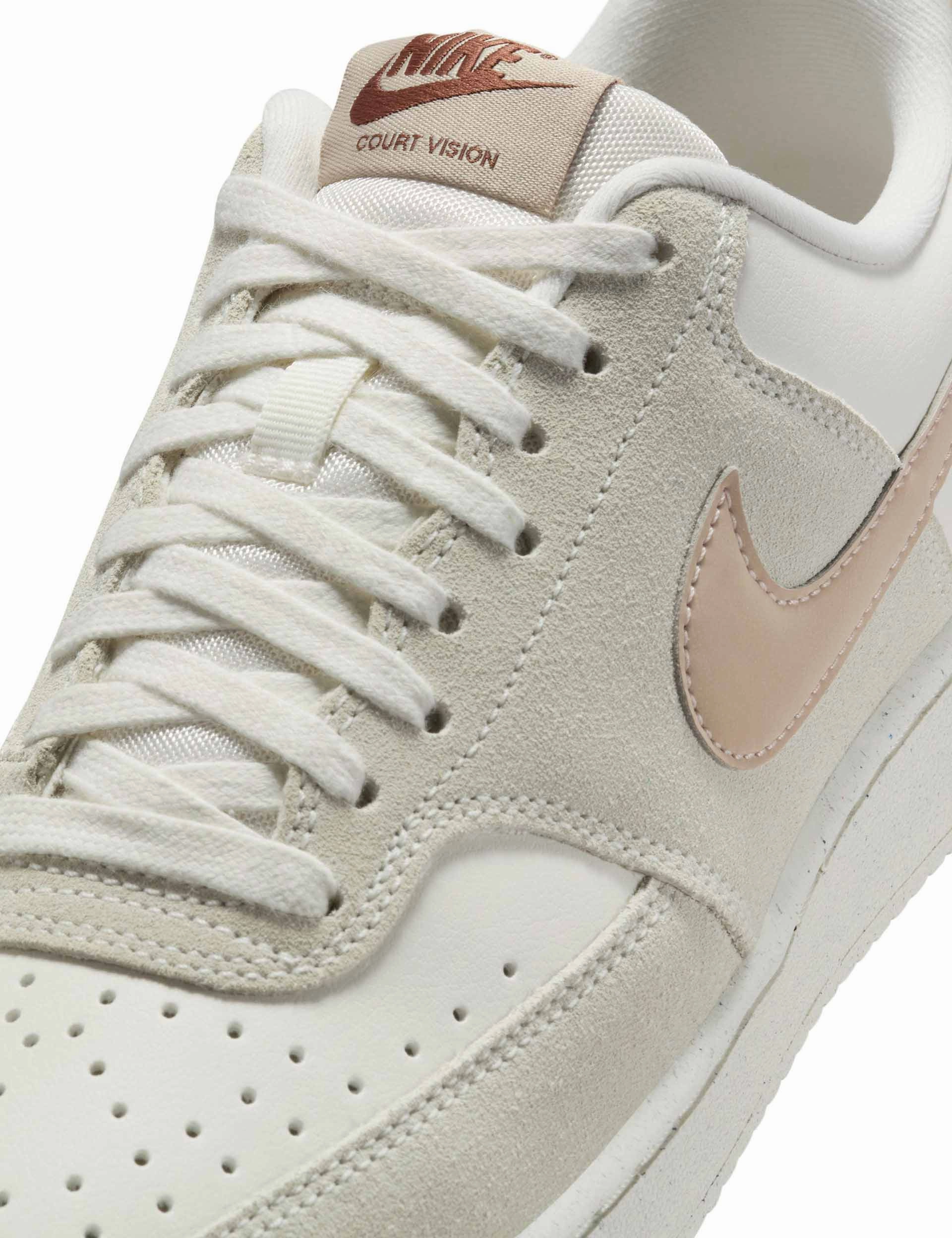 Court Vision Low Shoes - Phantom/Fossil Stone/Light Bone Nike women's stylish athletic footwear