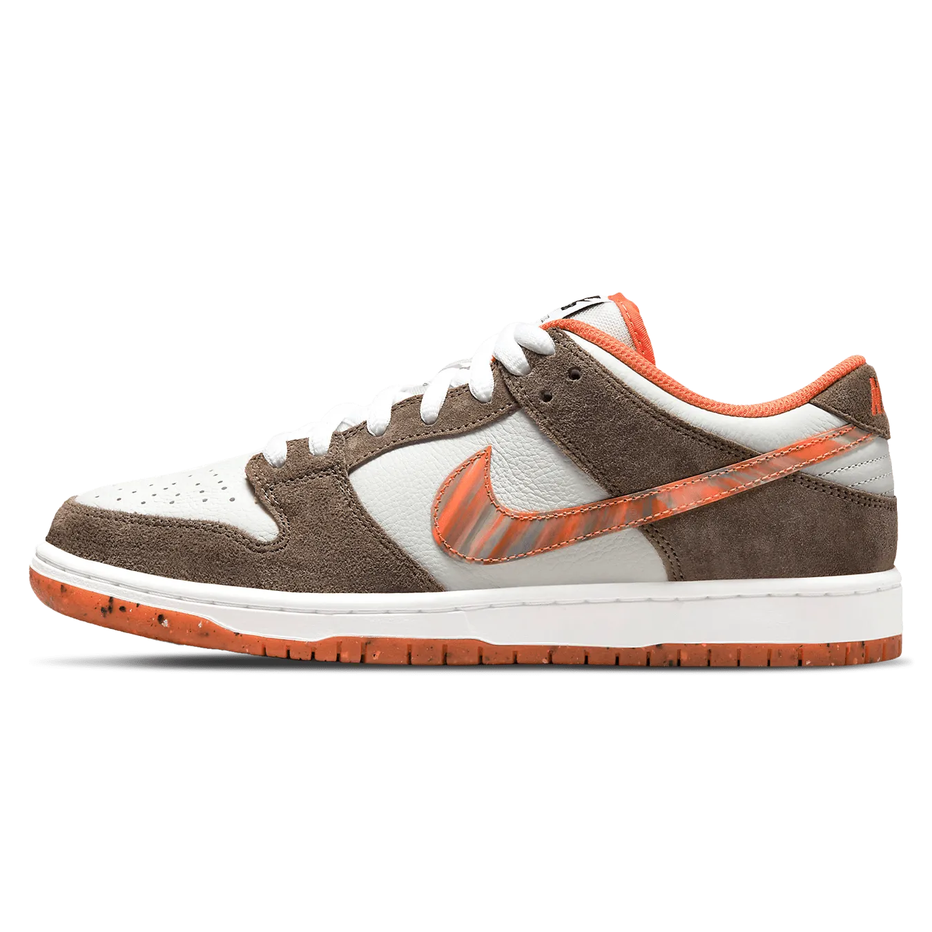 Crushed D.C. x Nike Dunk Low SB 'Golden Hour' Nike Dunk casual shoes with iconic low-top shape