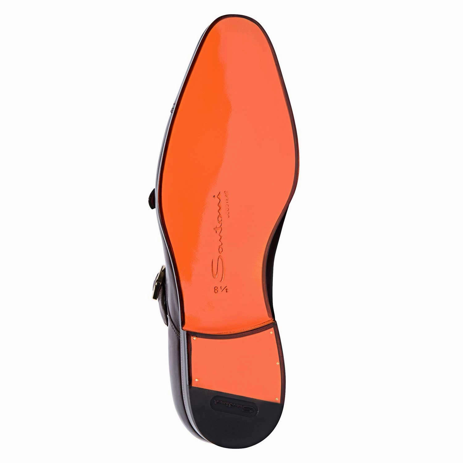 Daemons Double Monk Santoni handcrafted leather footwear