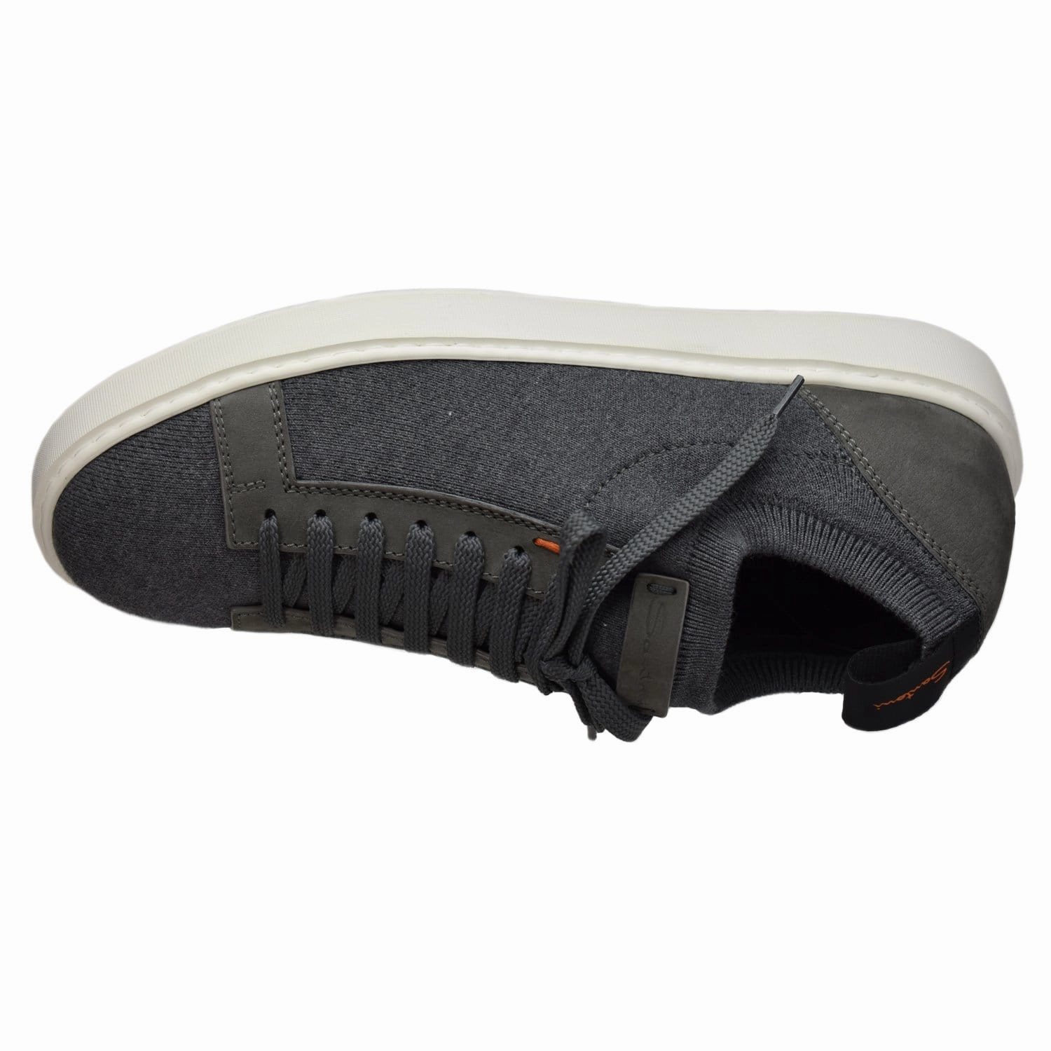 Daftest Knit Sneaker Santoni handcrafted leather footwear
