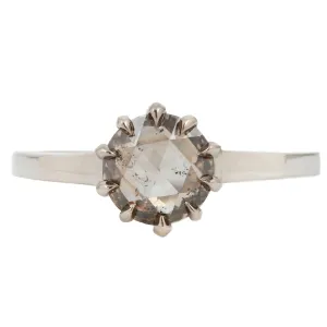 Dew Drop Diamond Solitaire Ring Lauren Wolf Jewelry