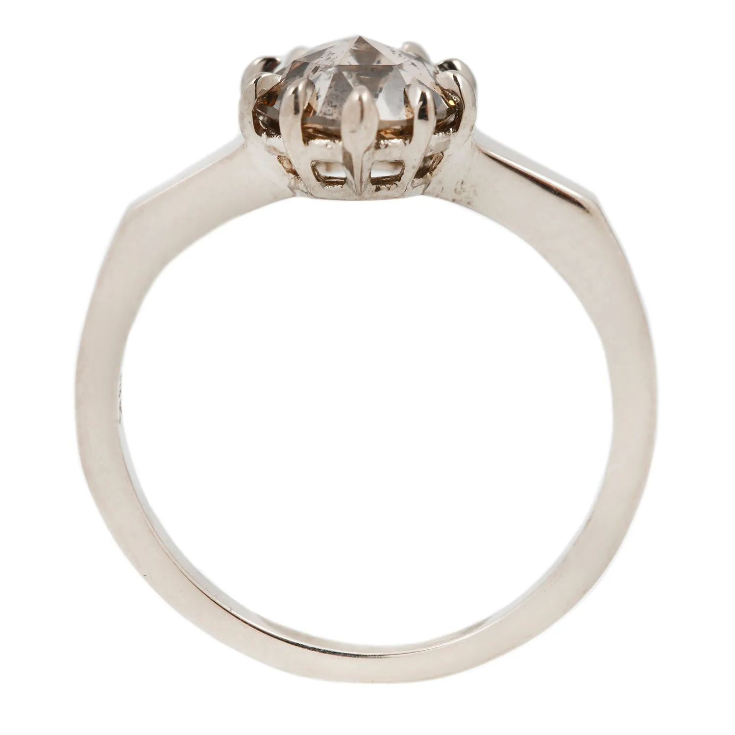 Dew Drop Diamond Solitaire Ring Lauren Wolf Jewelry