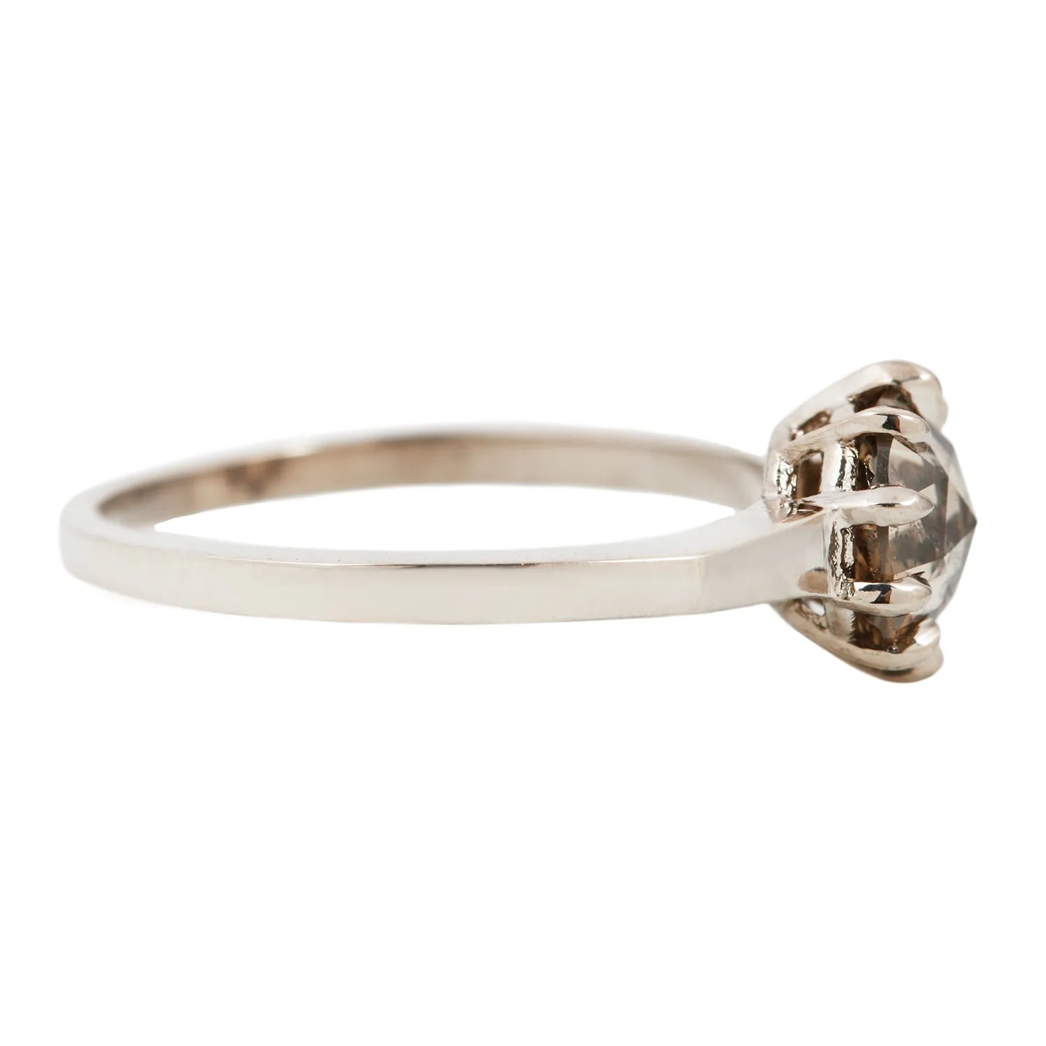 Dew Drop Diamond Solitaire Ring Lauren Wolf Jewelry