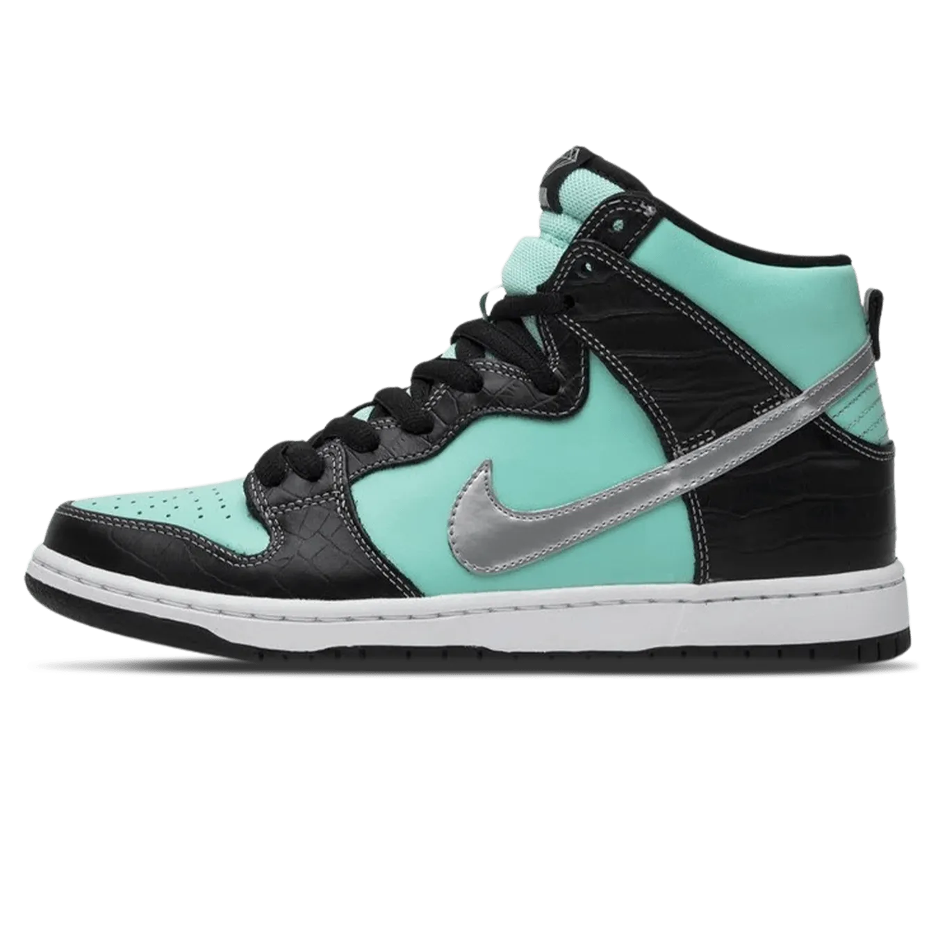 Diamond Supply Co. x Nike Dunk High Premium SB 'Tiffany' Nike Dunk casual shoes with iconic low-top shape