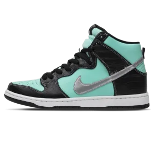 Diamond Supply Co. x Nike Dunk High Premium SB 'Tiffany' Nike Dunk casual shoes with iconic low-top shape