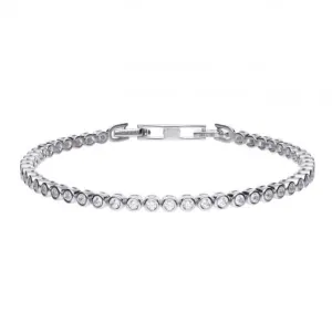 Diamonfire Silver White Cubic Zirconia Fine Tennis Bracelet B5090 Diamonfire Jewellery