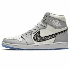 Dior x Air Jordan 1 High Air Jordan 1 sneakers with heritage court style