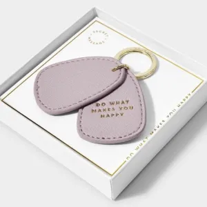 Do What Makes You Happy in Dusty Lilac Keyring KLB2480 Katie Loxton Jewelry And Accessories