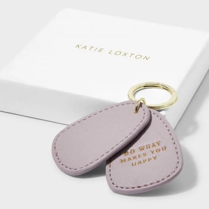 Do What Makes You Happy in Dusty Lilac Keyring KLB2480 Katie Loxton Jewelry And Accessories