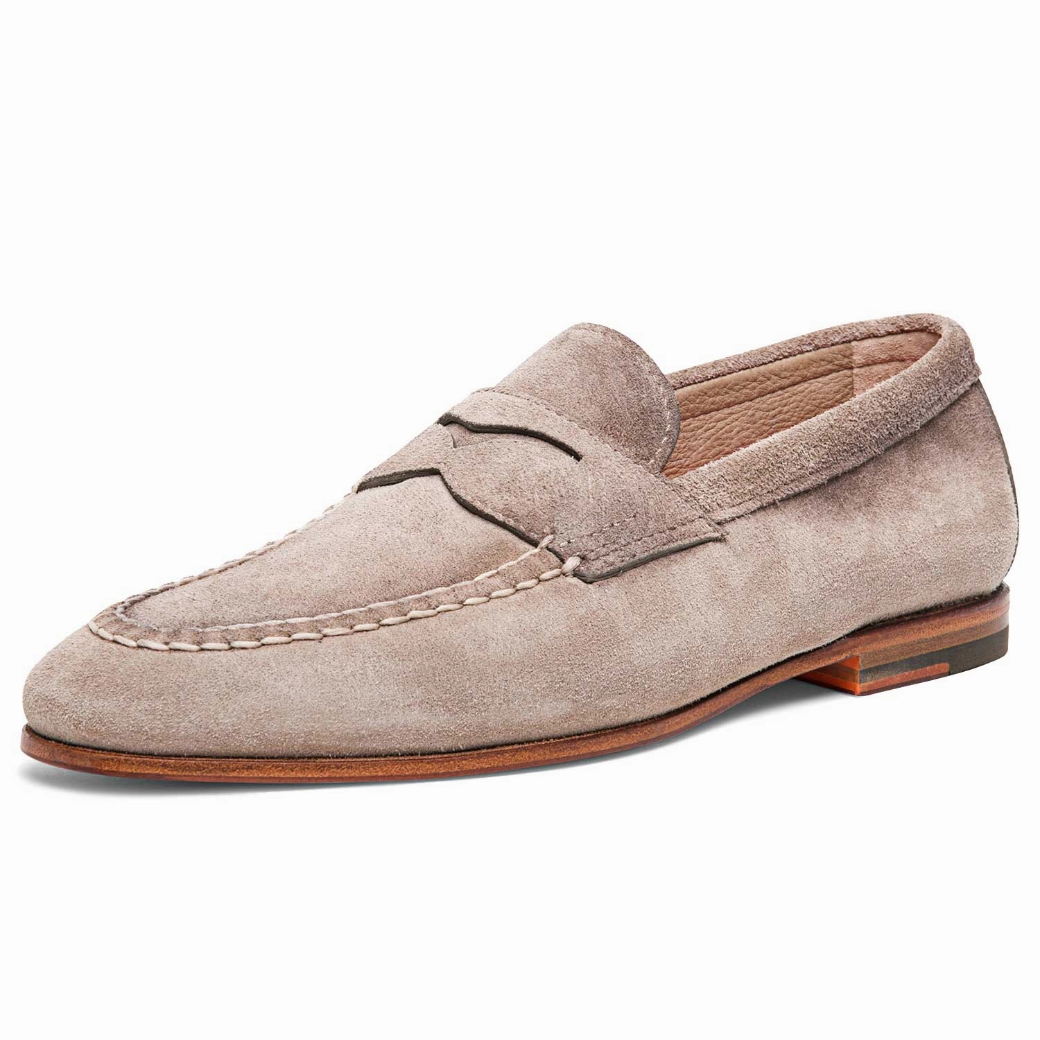 Door Penny Loafer Santoni Italian formal shoes with elegance