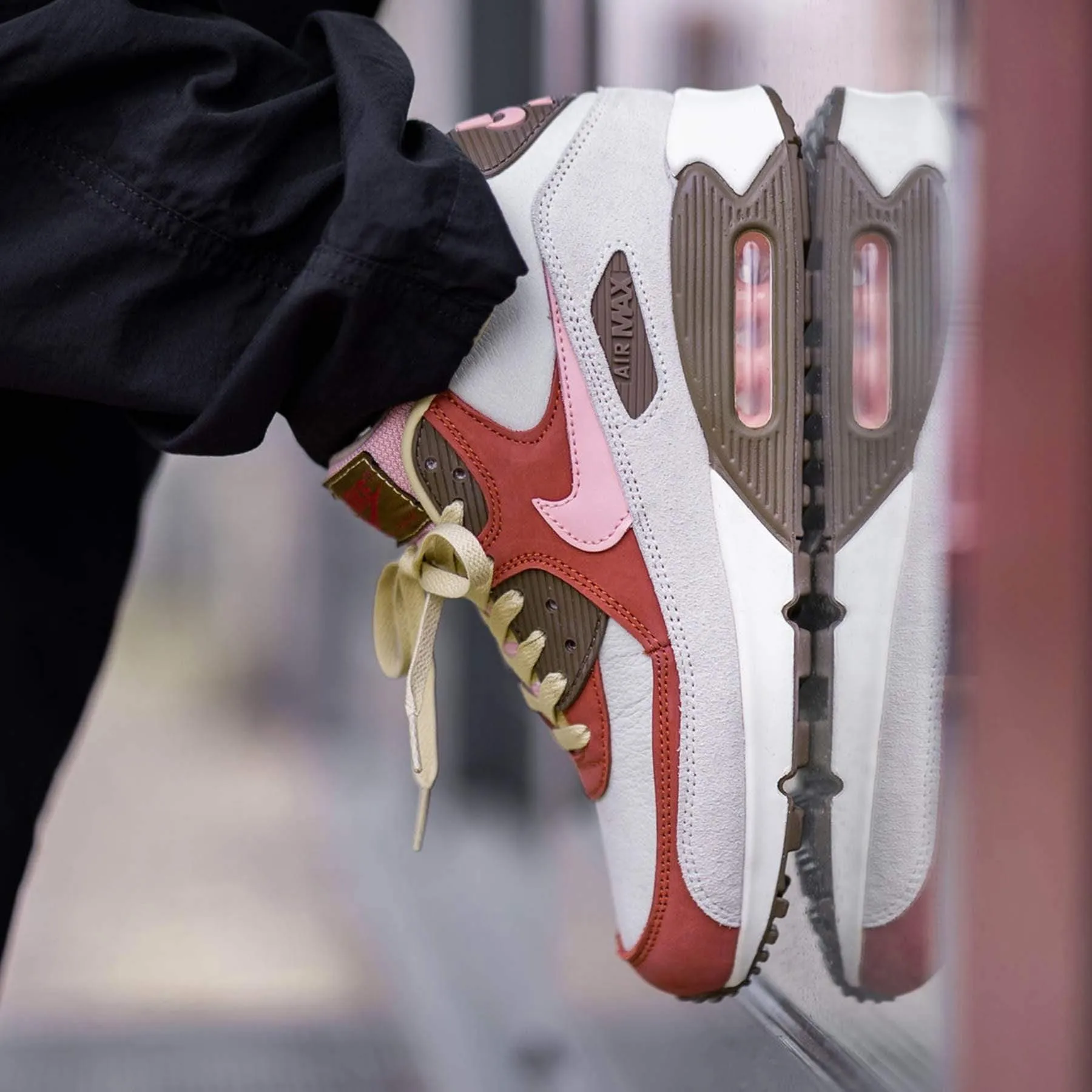 DQM x Nike Air Max 90 'Bacon' 2021 Nike Air Max running sneakers