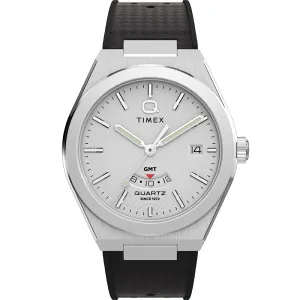 Dress Mens Watches Q Timex Continental GMT TW2Y12200