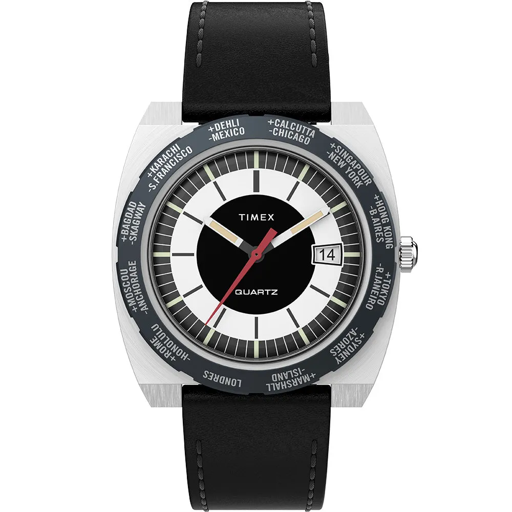 Dress Mens Watches Timex TW2V69500 World Time 1972 Reissue
