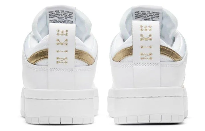 Dunk Low Disrupt White Metallic Gold Nike Dunk heritage sneakers