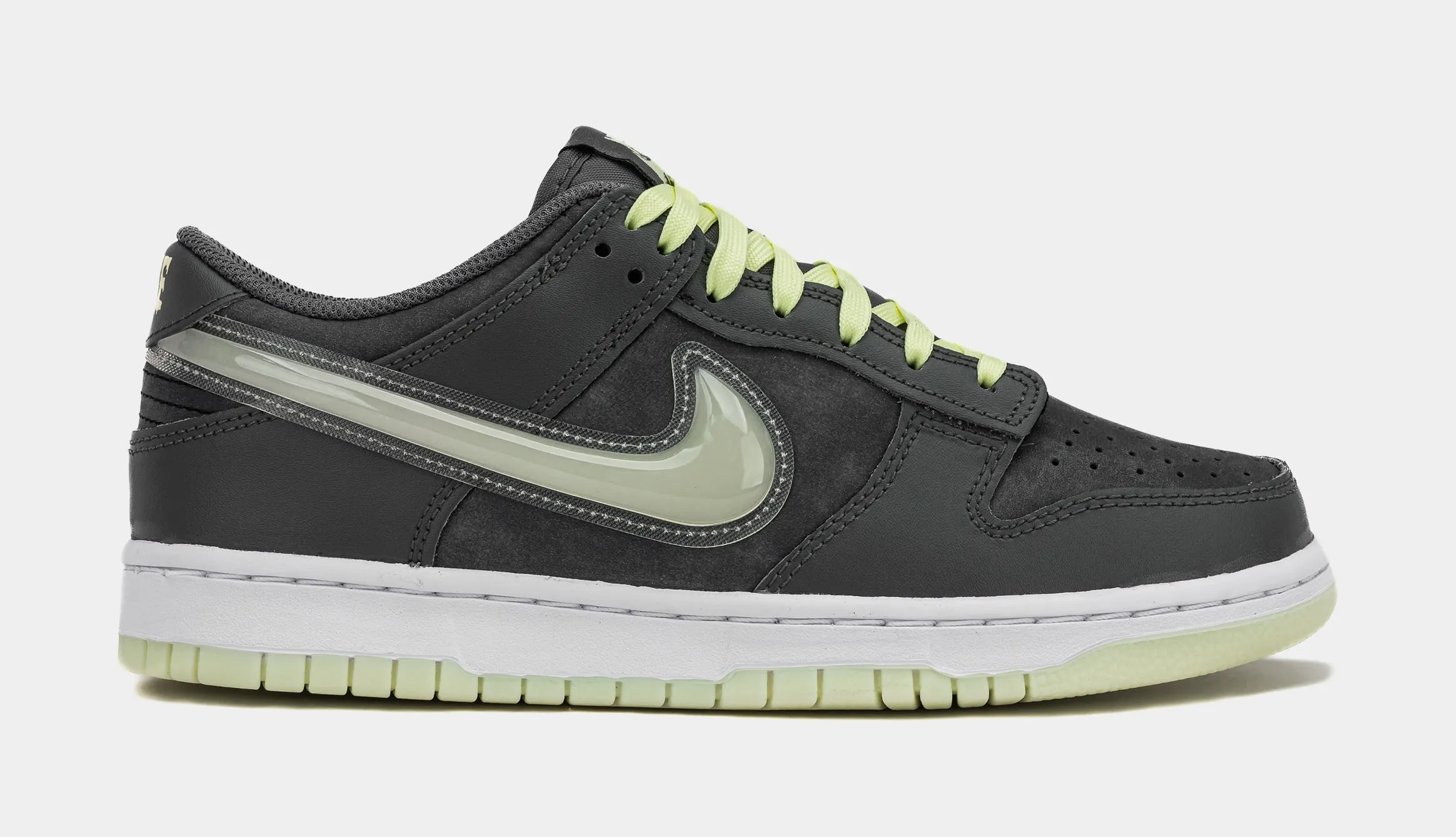 Dunk Low Glow In The Dark Grade School Lifestyle Shoes (Iron Grey/Lime Ice/White/Cool Grey) nike dunk classic design casual sneakers