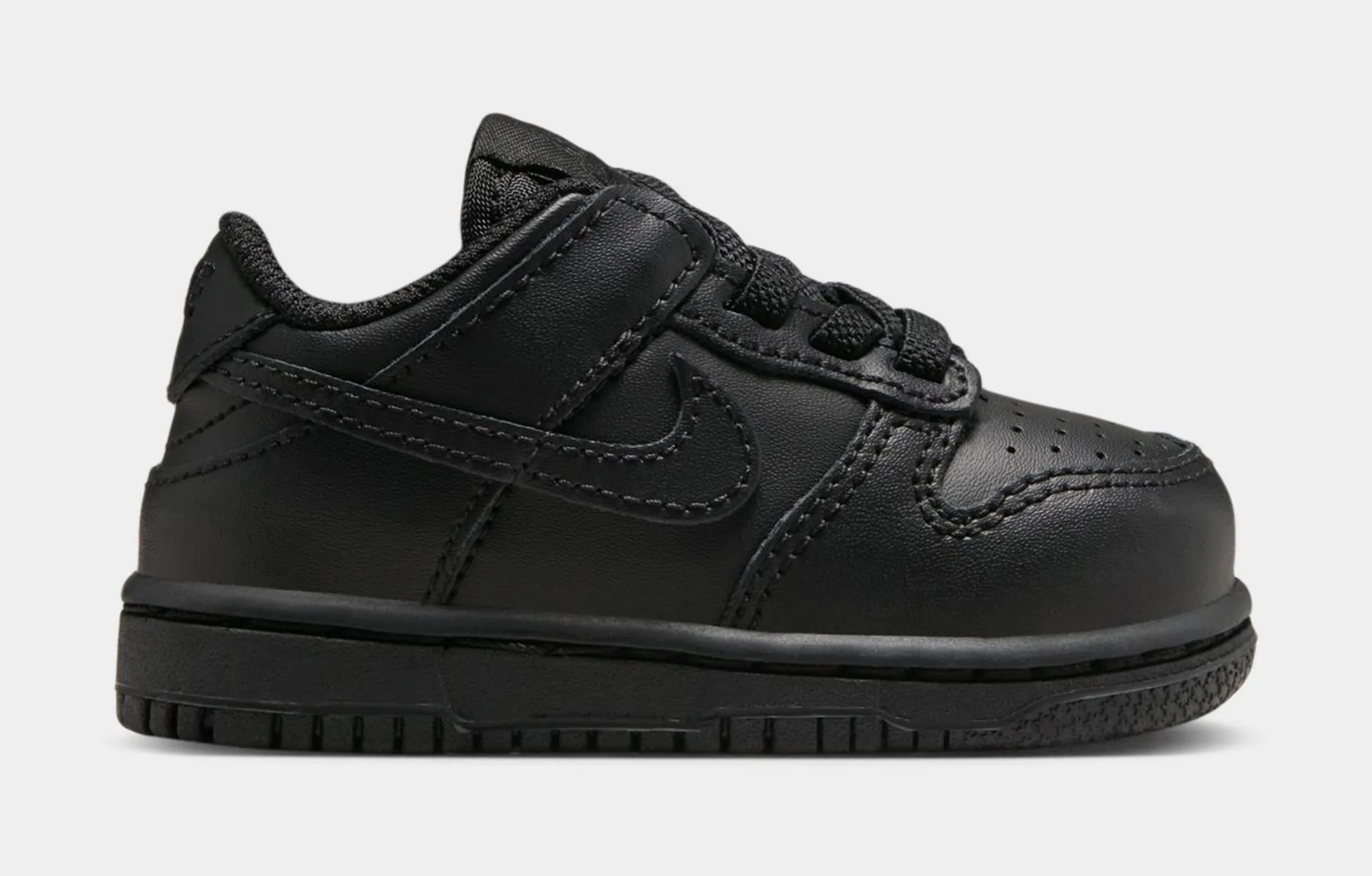 Dunk Low Infant Toddler Lifestyle Shoes (Black/Black/Black) nike dunk classic design casual sneakers