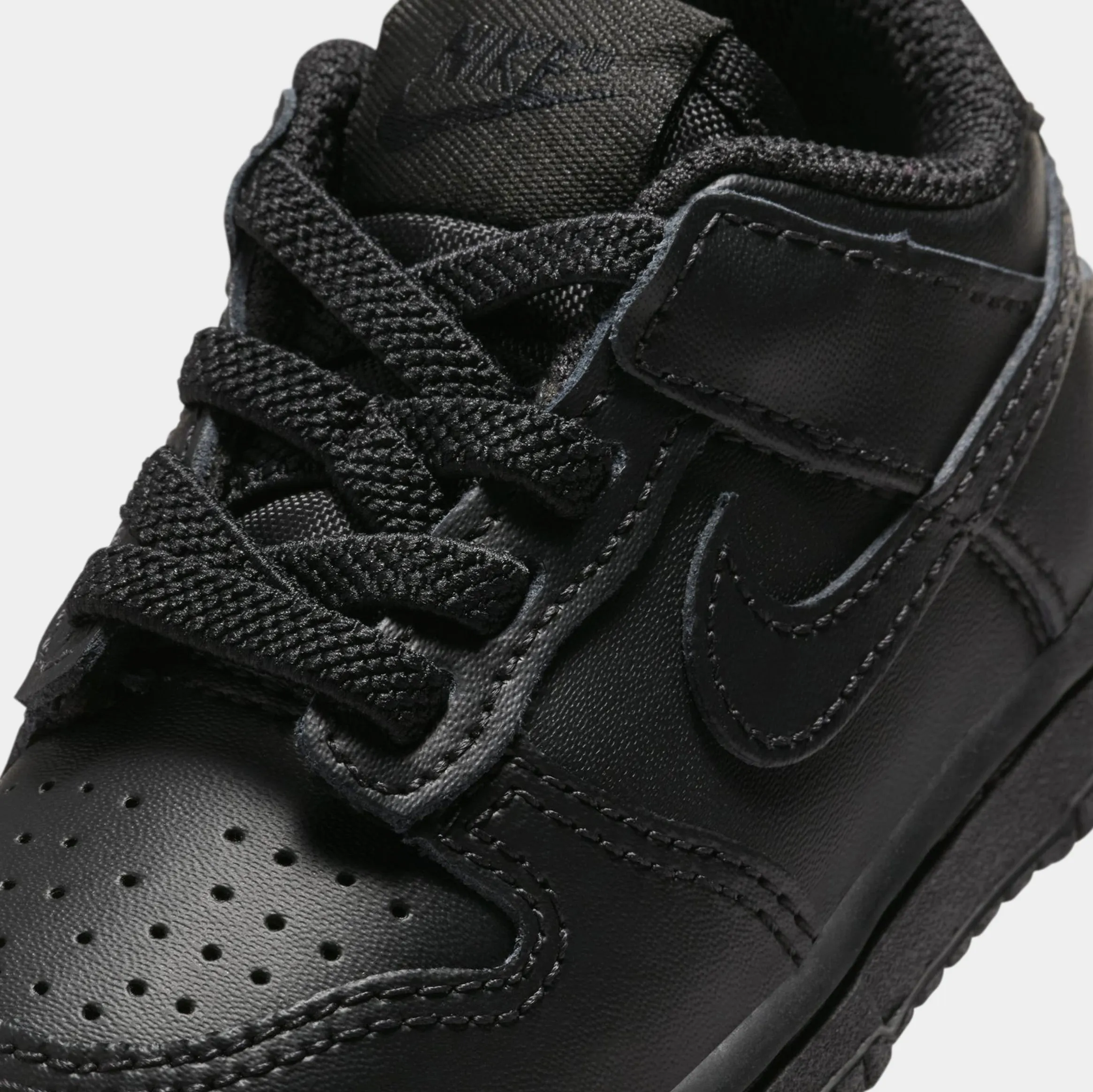 Dunk Low Infant Toddler Lifestyle Shoes (Black/Black/Black) Dunk collection