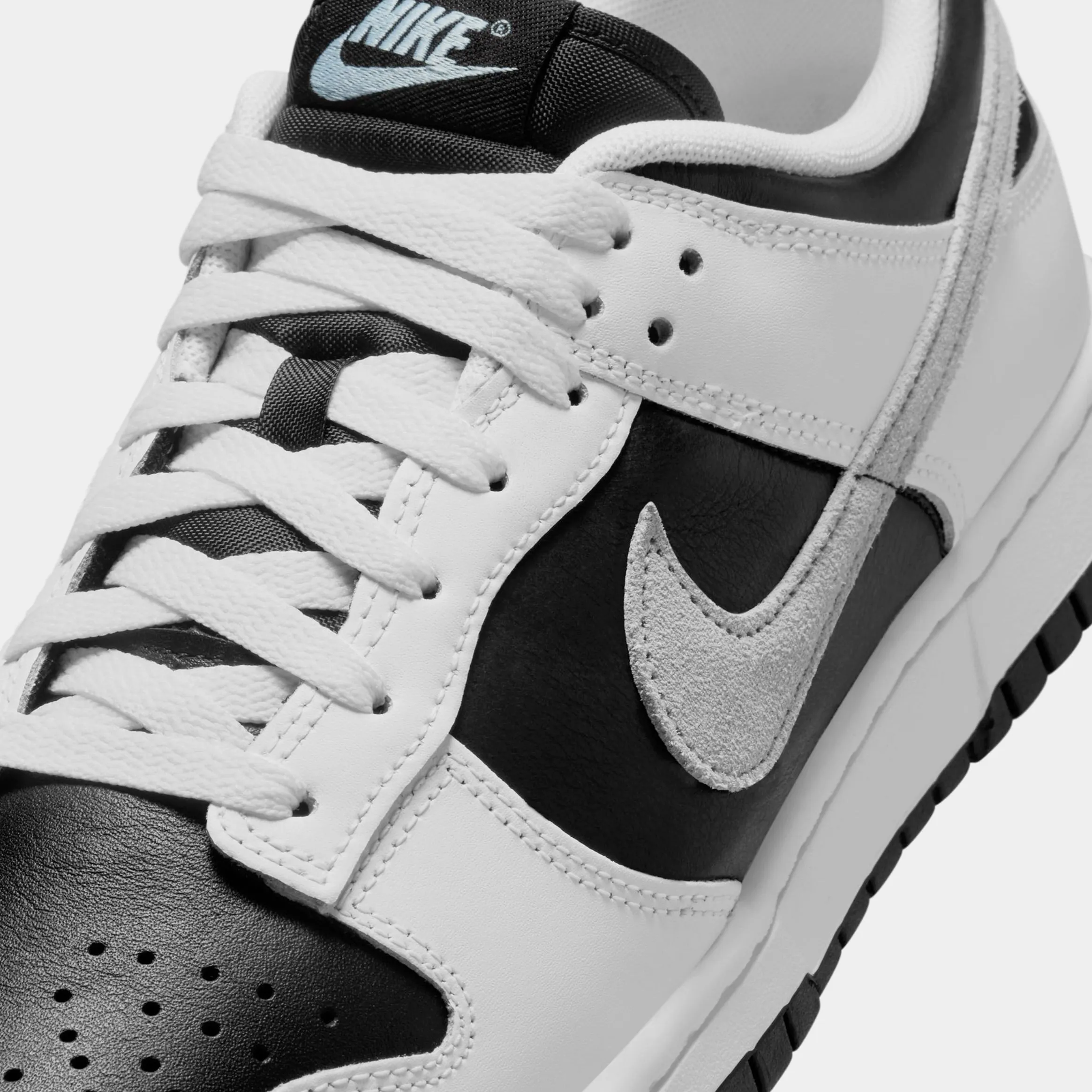 Dunk Low Mens Basketball Shoes (White/LT Armory Blue/Black) Free Shipping Dunk collection