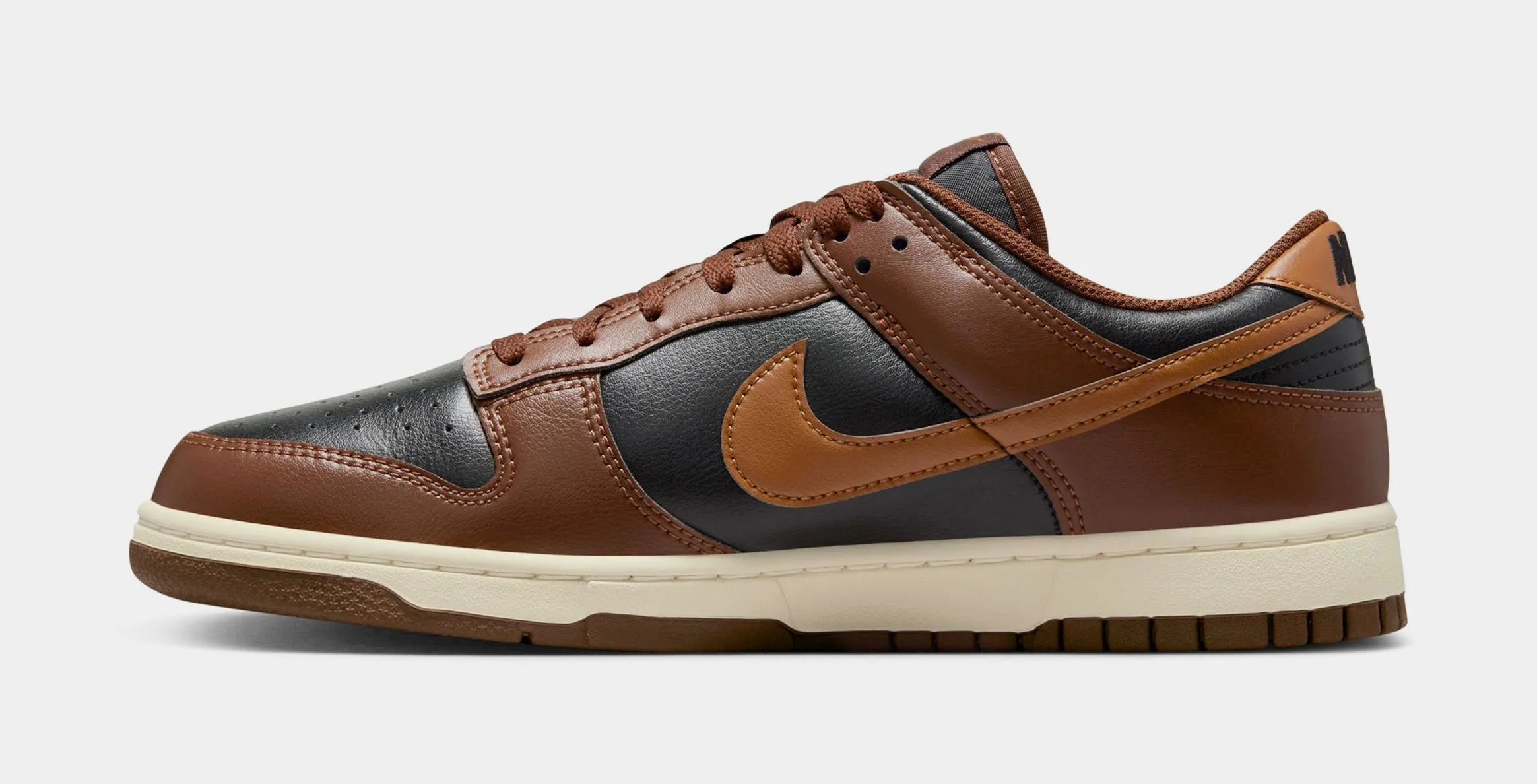Dunk Low Mens Lifestyle Shoes (Black/British Tan/Cacao Wow) Dunk collection