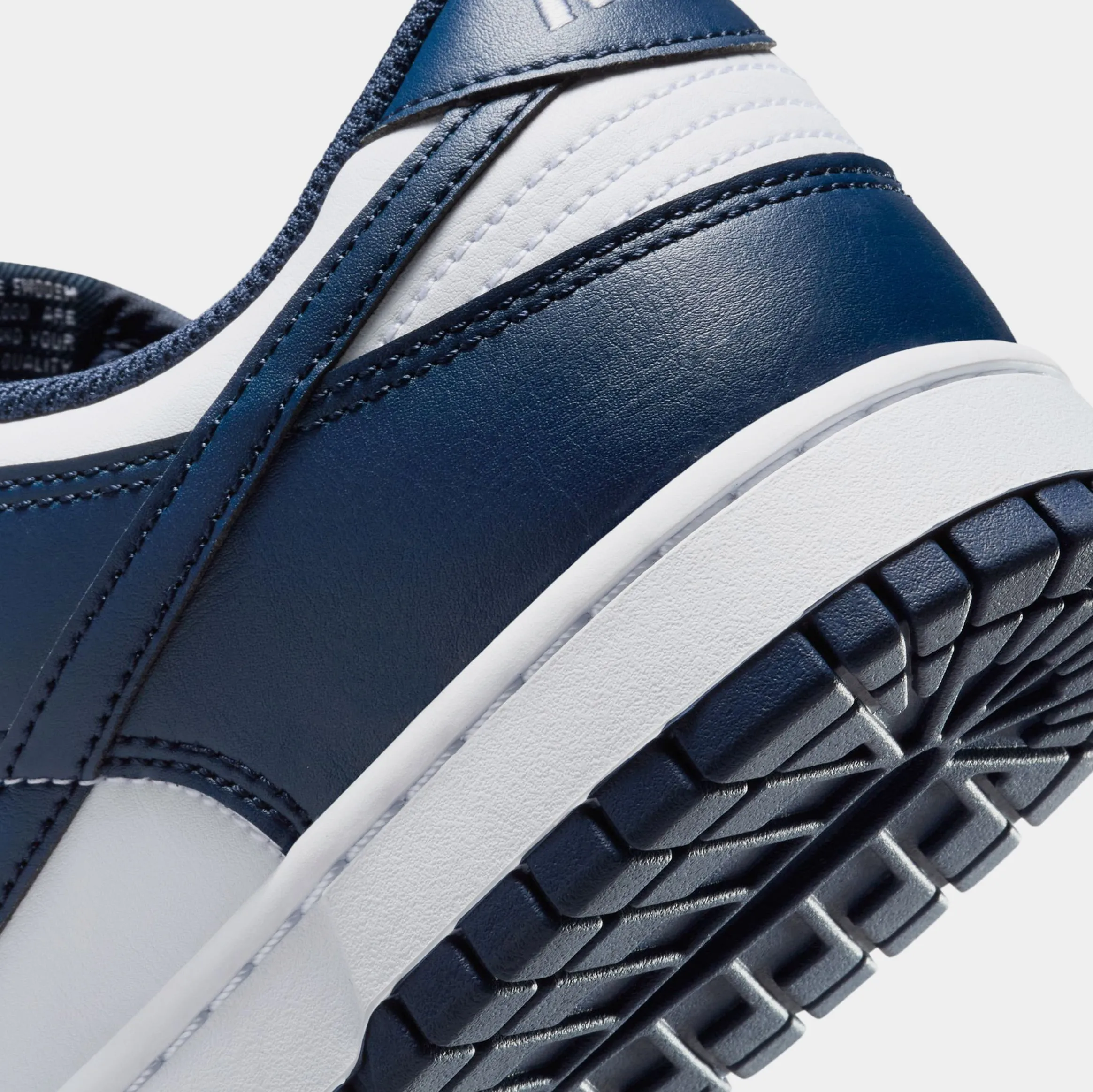 Dunk Low Mens Lifestyle Shoes (Midnight Navy/White) Dunk collection