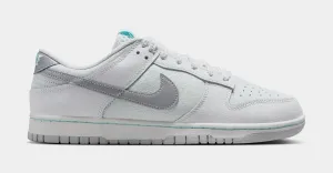 Dunk Low Mens Lifestyle Shoes (Summit White/Glacier Ice/Vast Grey/Metallic Silver) nike dunk classic design casual sneakers