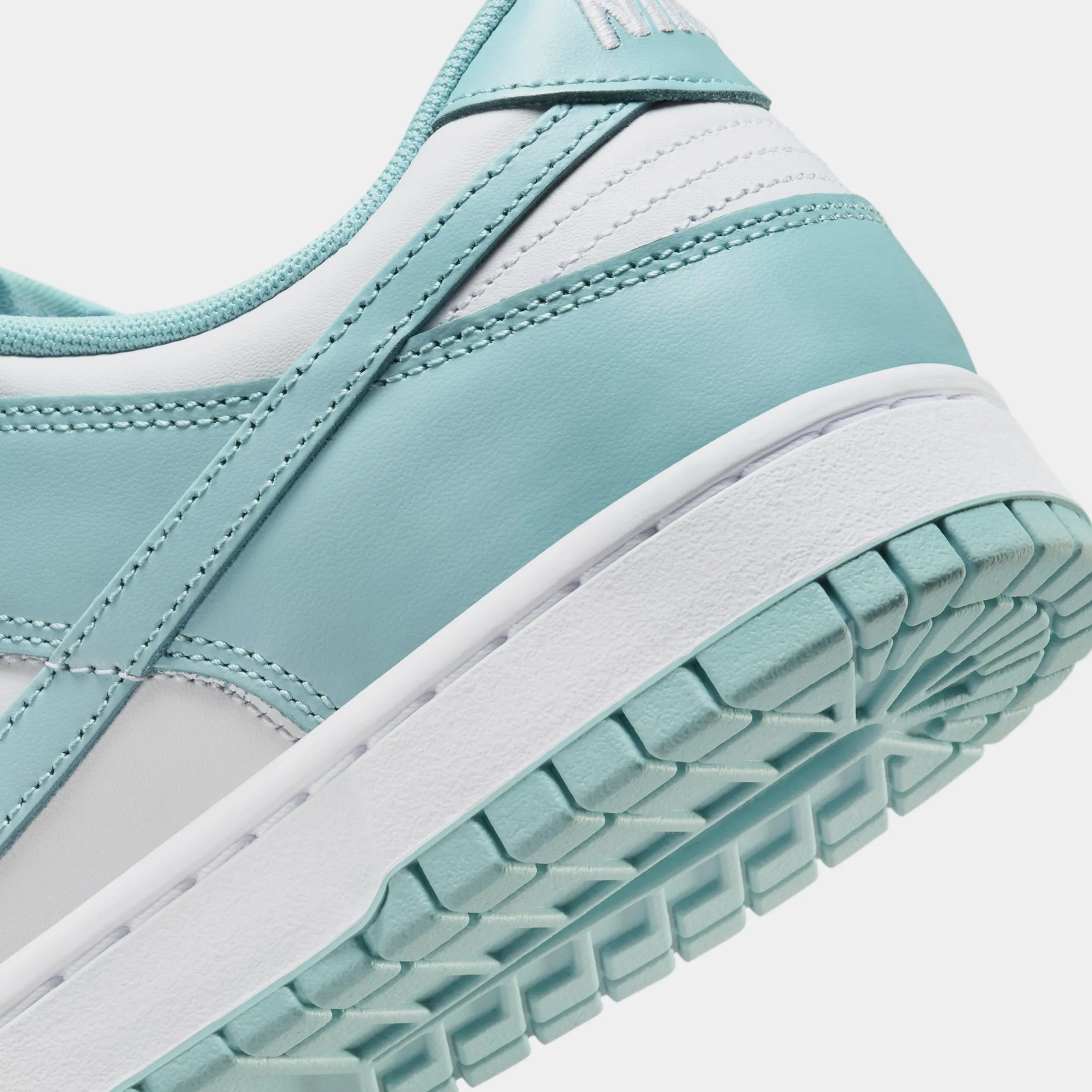Dunk Low Mens Lifestyle Shoes (White/Denim Turquoise) Dunk collection