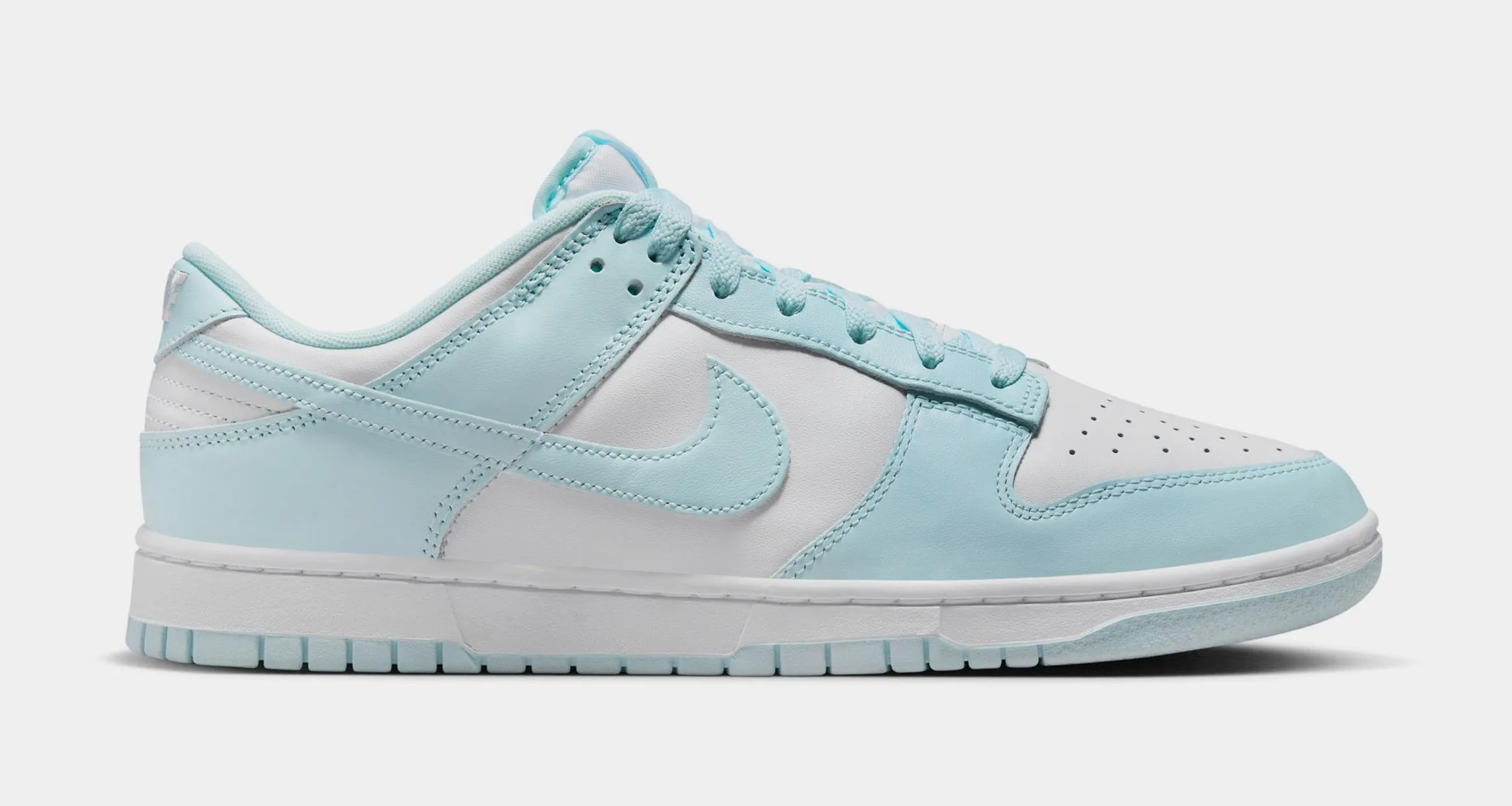 Dunk Low Mens Lifestyle Shoes (White/Glacier Blue) nike dunk classic design casual sneakers
