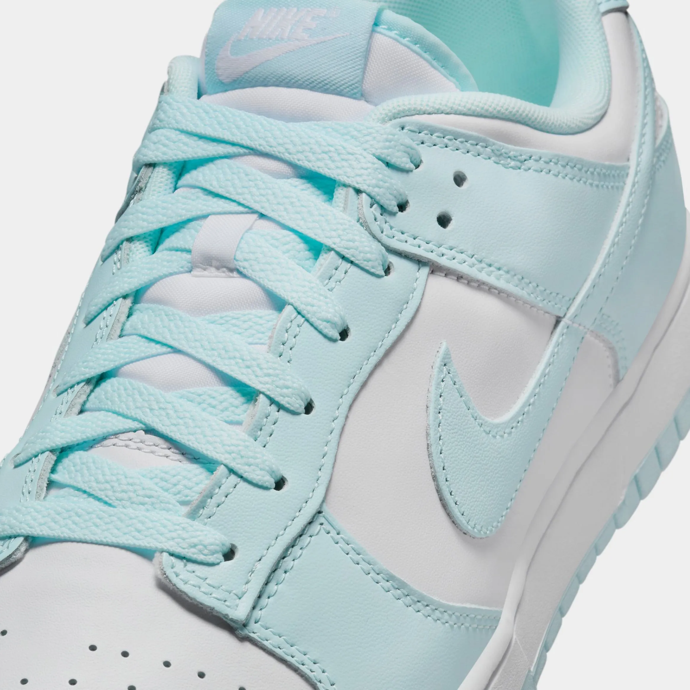 Dunk Low Mens Lifestyle Shoes (White/Glacier Blue) Dunk collection