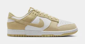 Dunk Low Mens Lifestyle Shoes (White/Team Gold/White) nike dunk classic design casual sneakers