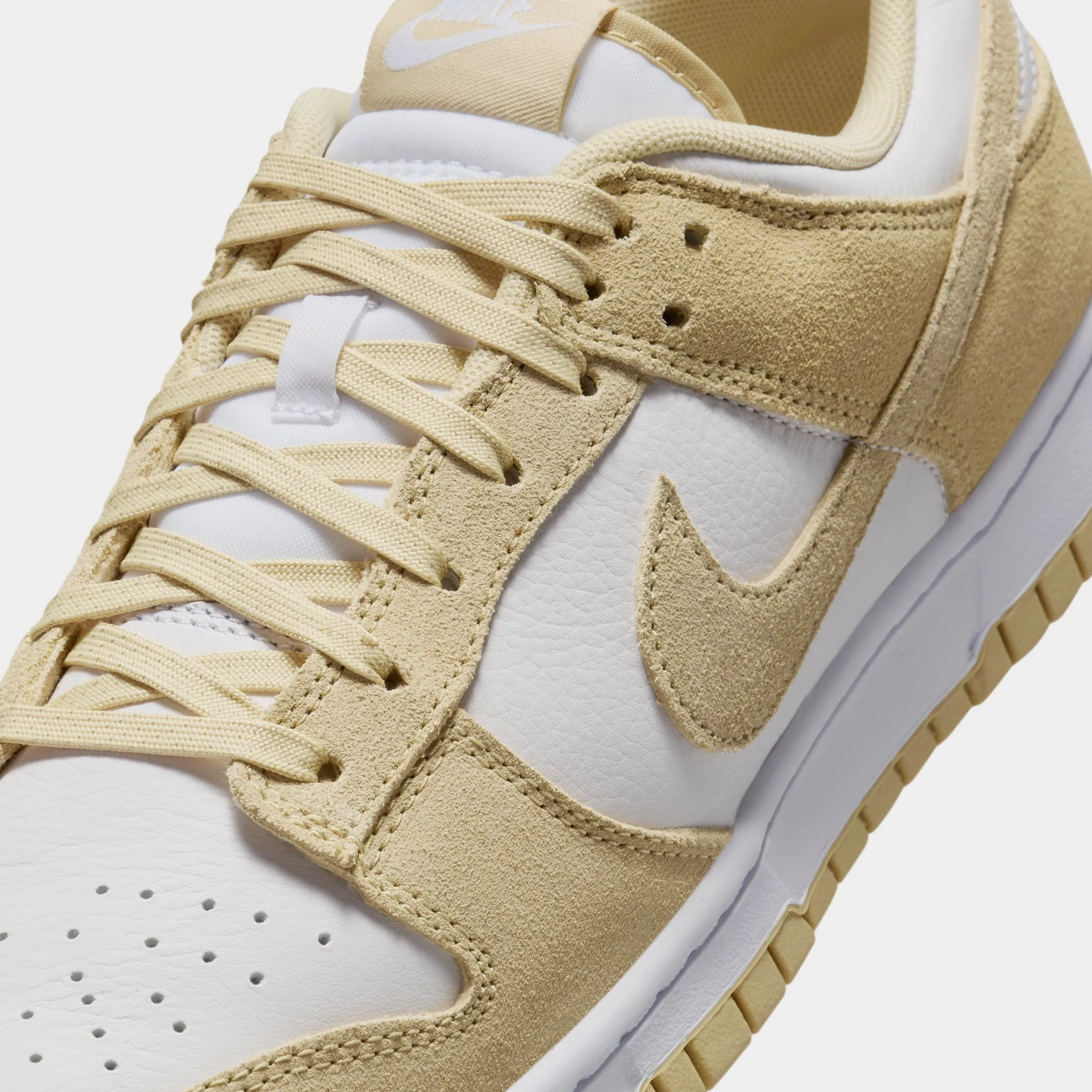Dunk Low Mens Lifestyle Shoes (White/Team Gold/White) Dunk collection