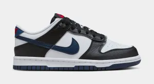 Dunk Low Midnight Navy Grade School Lifestyle Shoes (Black/Midnight Navy/White/University Red) nike dunk classic design casual sneakers
