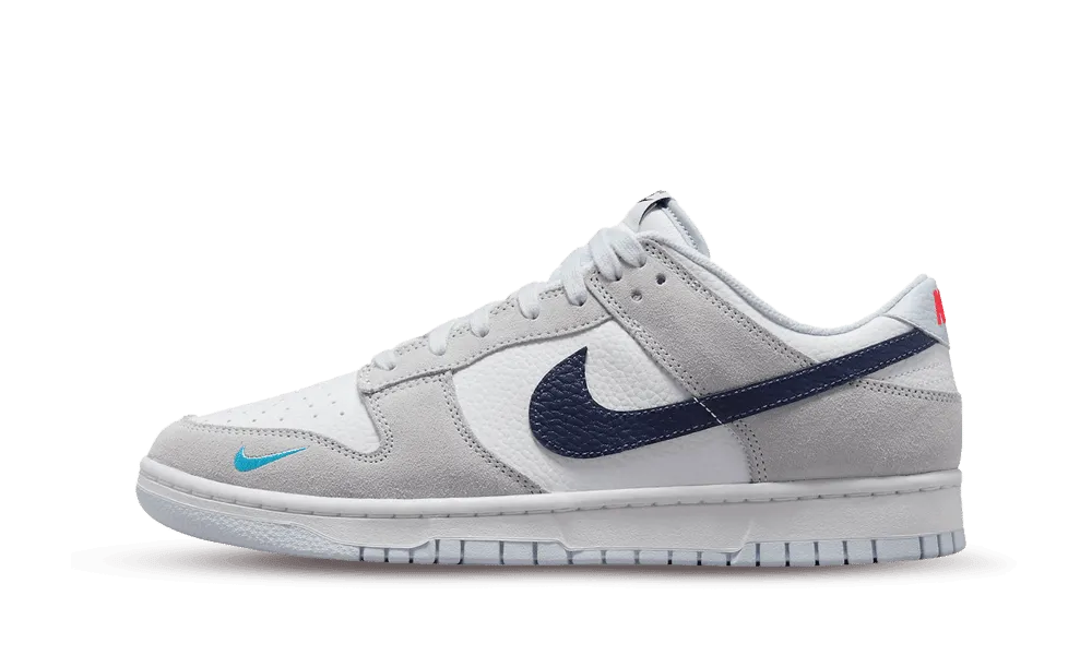 Dunk Low Mini Swoosh Grey Nike Dunk stylish shoes for sport and street