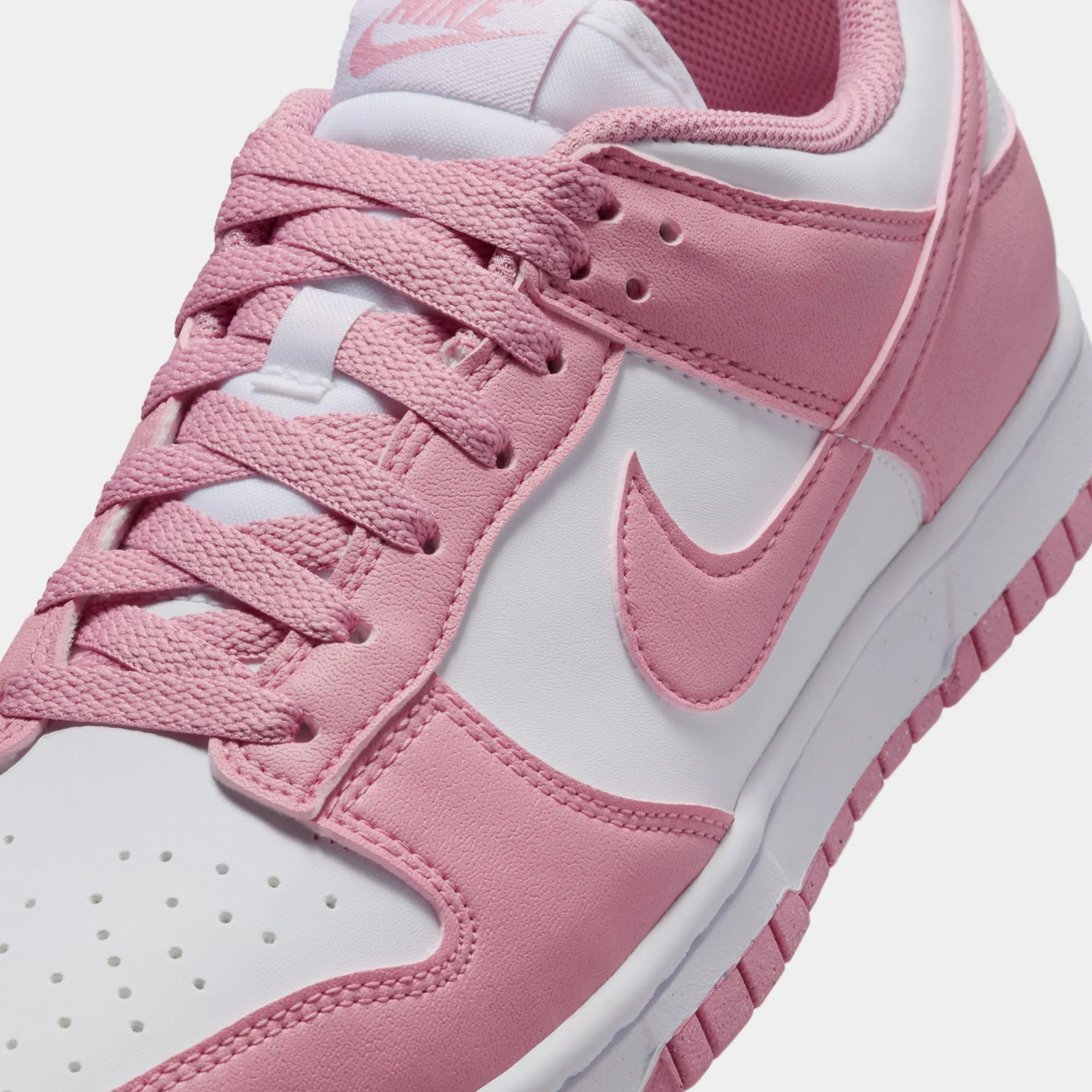 Dunk Low Next Nature Womens Lifestyle Shoes (White/Elemental Pink) Dunk collection