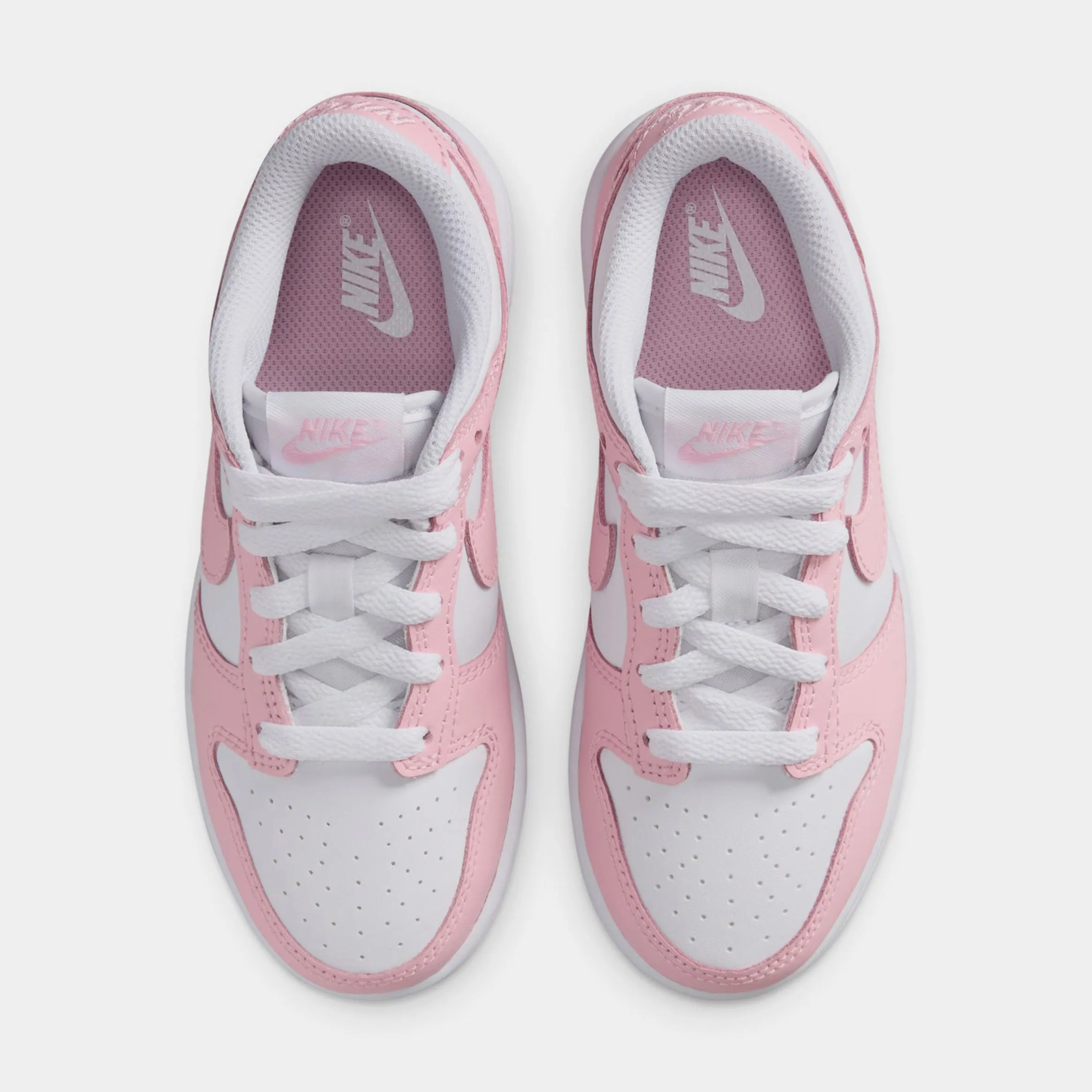 Dunk Low Preschool Lifestyle Shoes (Laser Fuchsia/White/Laser Fuchsia) Dunk collection