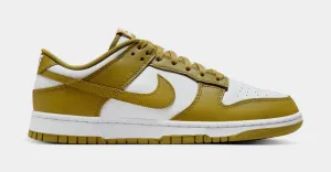 Dunk Low Retro Mens Lifestyle Shoes (White/Pacific Moss) nike dunk classic design casual sneakers