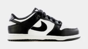 Dunk Low Retro Preschool Lifestyle Shoes (White/Black) nike dunk classic design casual sneakers