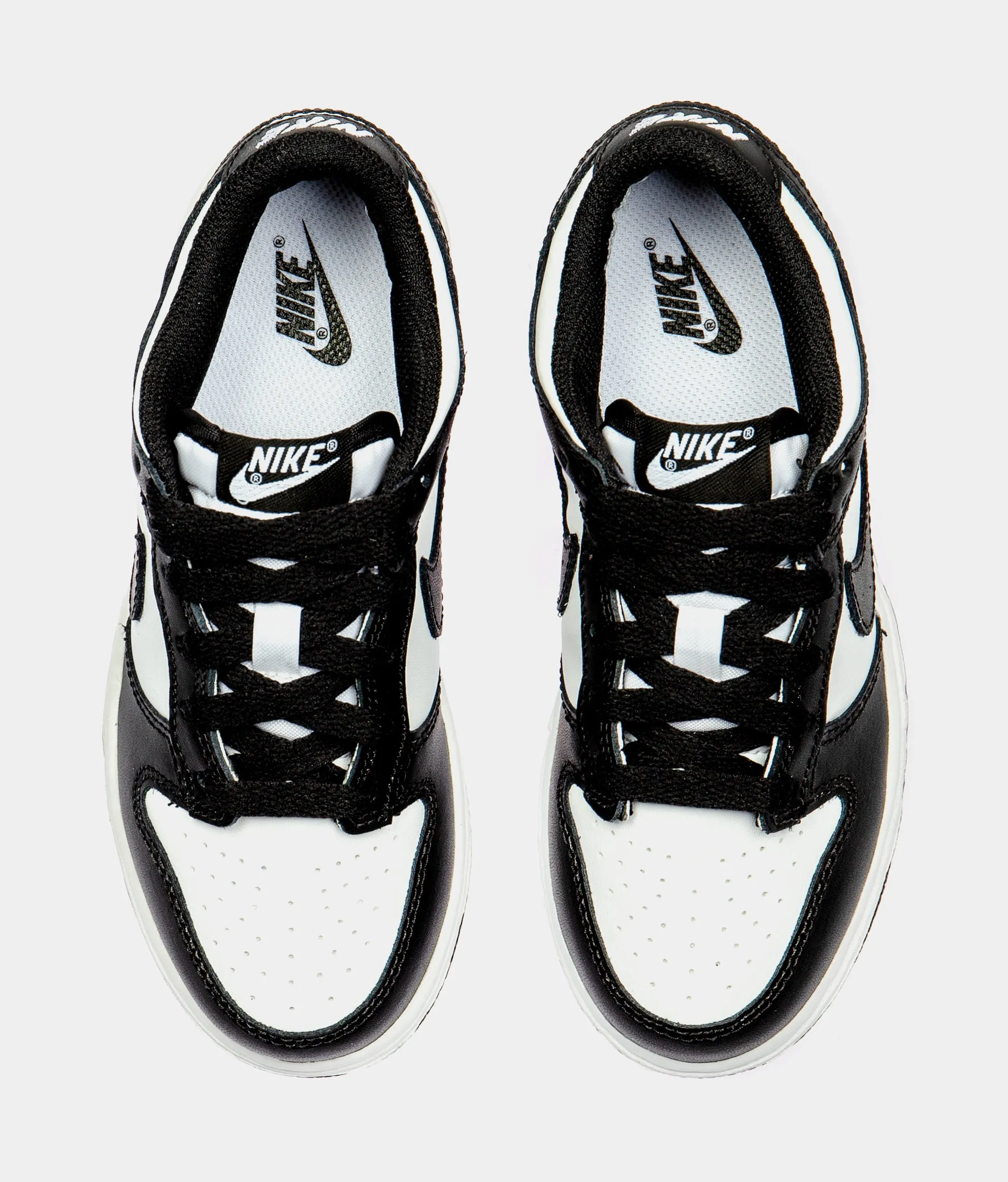 Dunk Low Retro Preschool Lifestyle Shoes (White/Black) Dunk collection