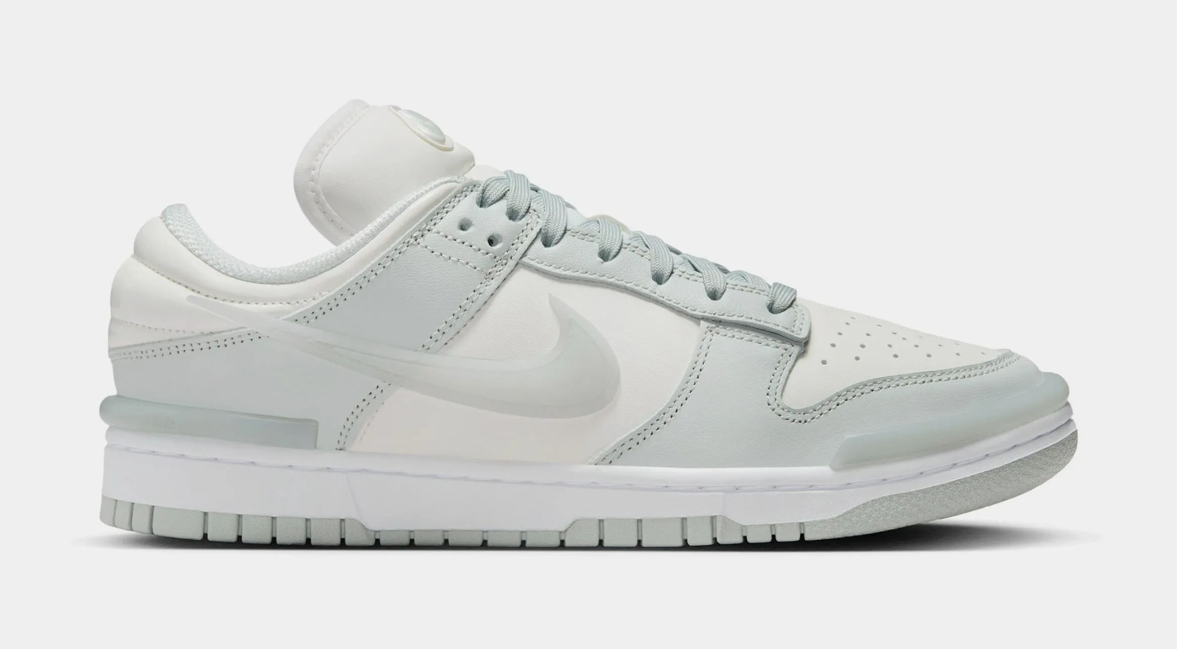 Dunk Low Twist Womens Lifestyle Shoes (Light Silver/Sail/White) nike dunk classic design casual sneakers