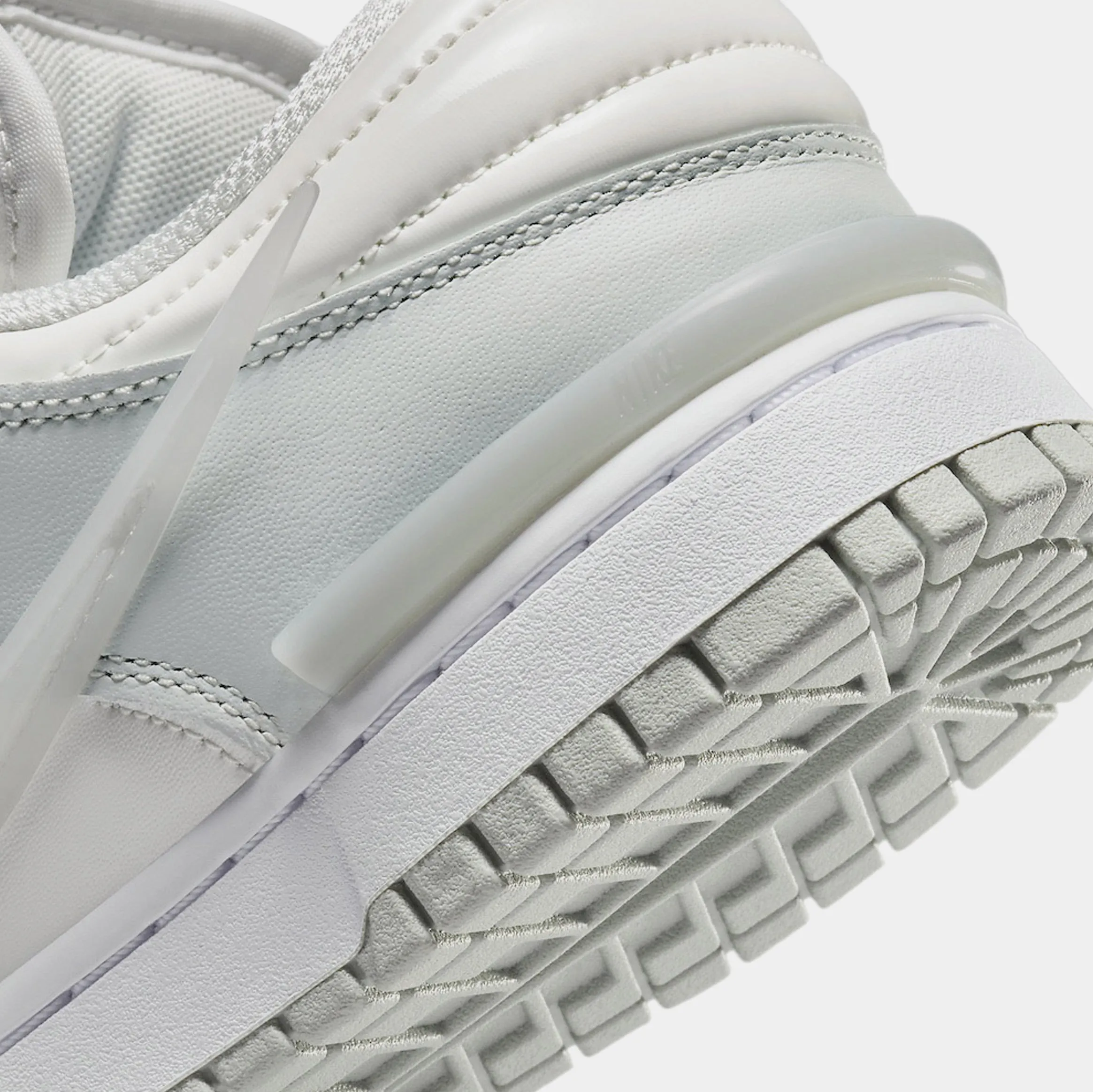Dunk Low Twist Womens Lifestyle Shoes (Light Silver/Sail/White) Dunk collection