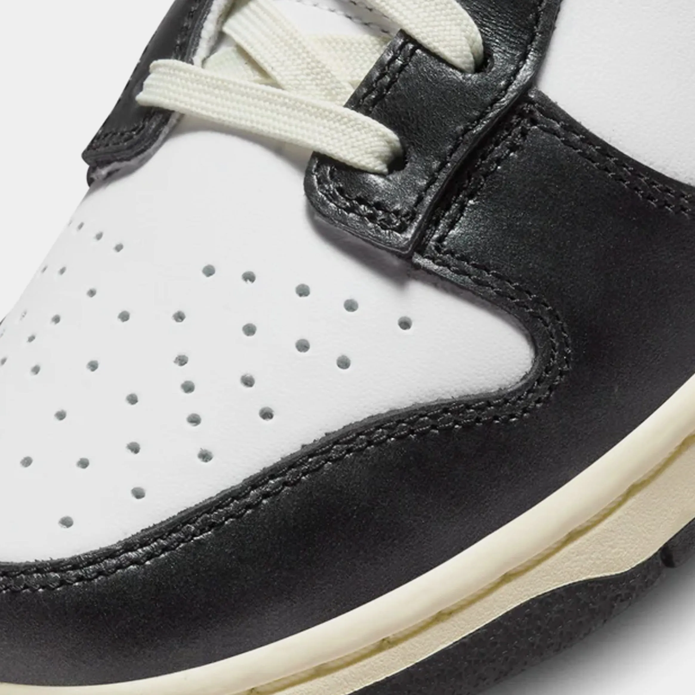 Dunk Low Vintage Panda Womens Lifestyle Shoes (White/Black/Coconut Milk) Dunk collection