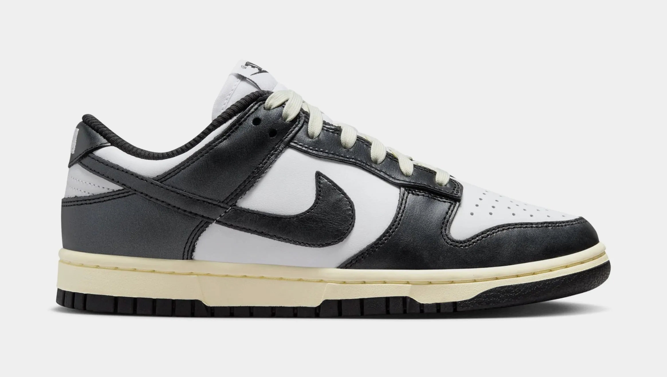 Dunk Low Vintage Panda Womens Lifestyle Shoes (White/Black/Coconut Milk) nike dunk classic design casual sneakers