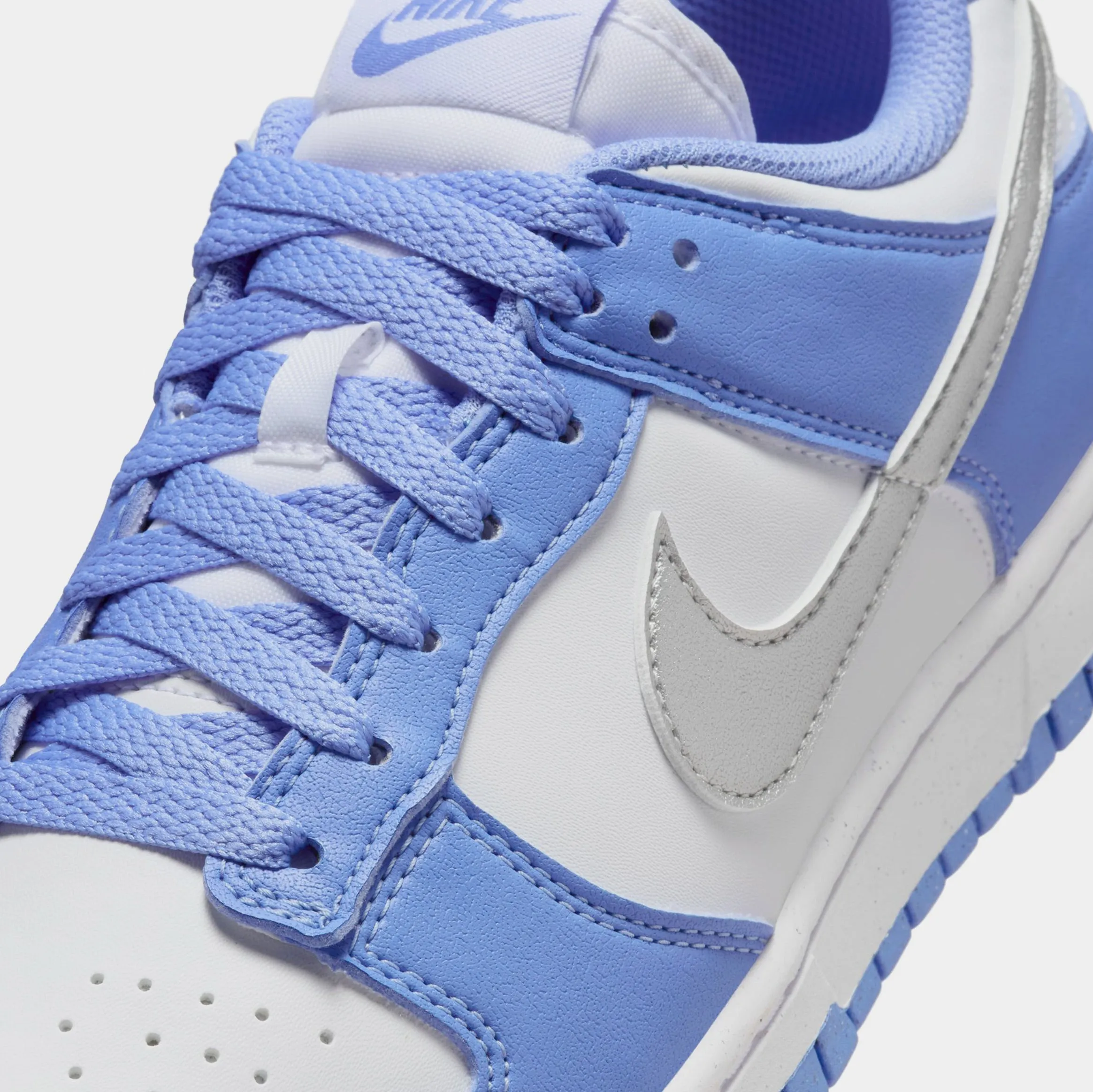 Dunk Low Womens Basketball Shoes (Royal Pulse/White/Metallic Silver) Dunk collection