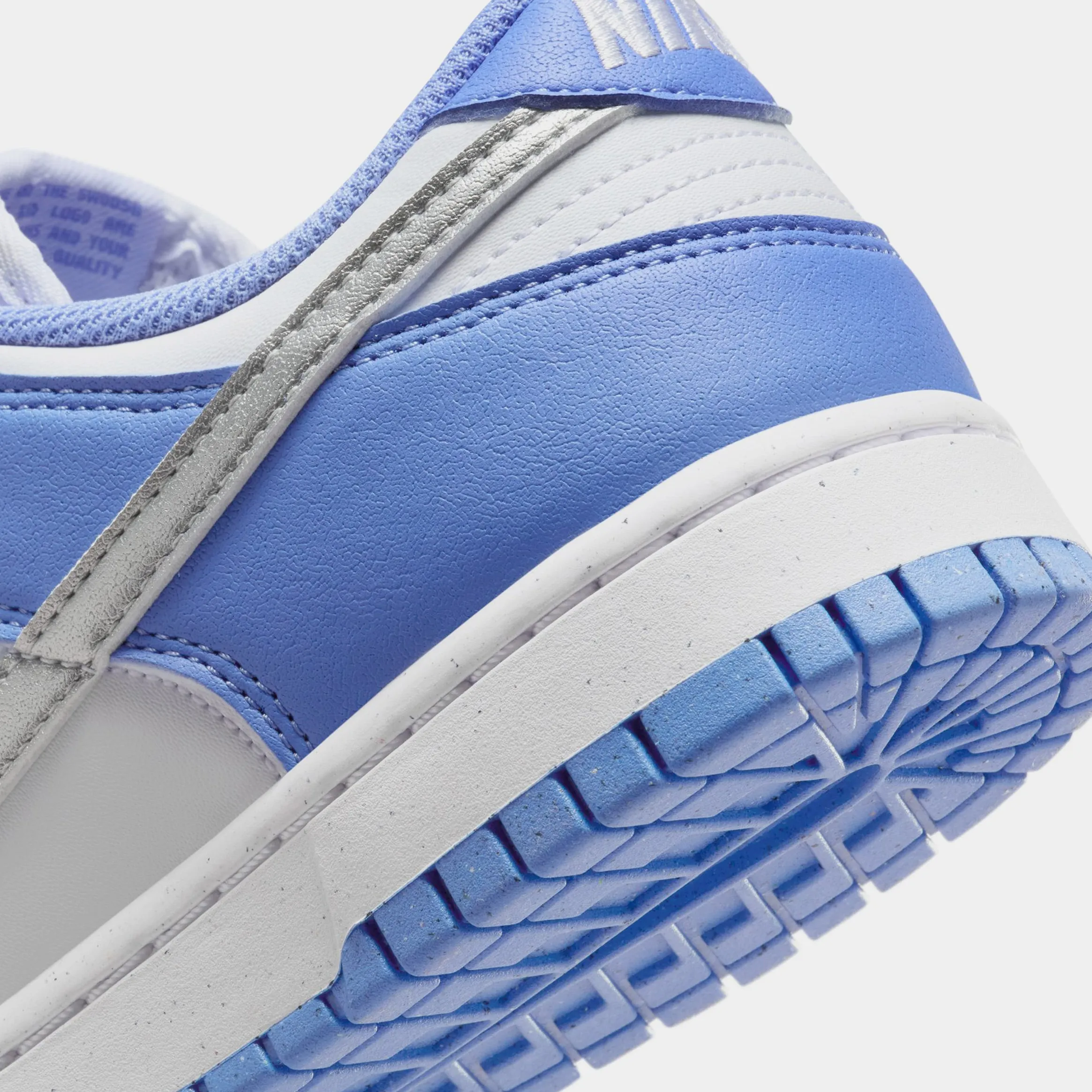Dunk Low Womens Basketball Shoes (Royal Pulse/White/Metallic Silver) Dunk collection
