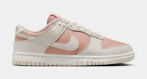 Dunk Low Womens Lifestyle Shoes (Particloe Pink/Light Orewood Brown) nike dunk classic design casual sneakers