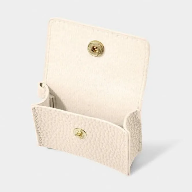 Eggshell Evie Clip On Airpod Case KLB2886 Katie Loxton Jewelry And Accessories