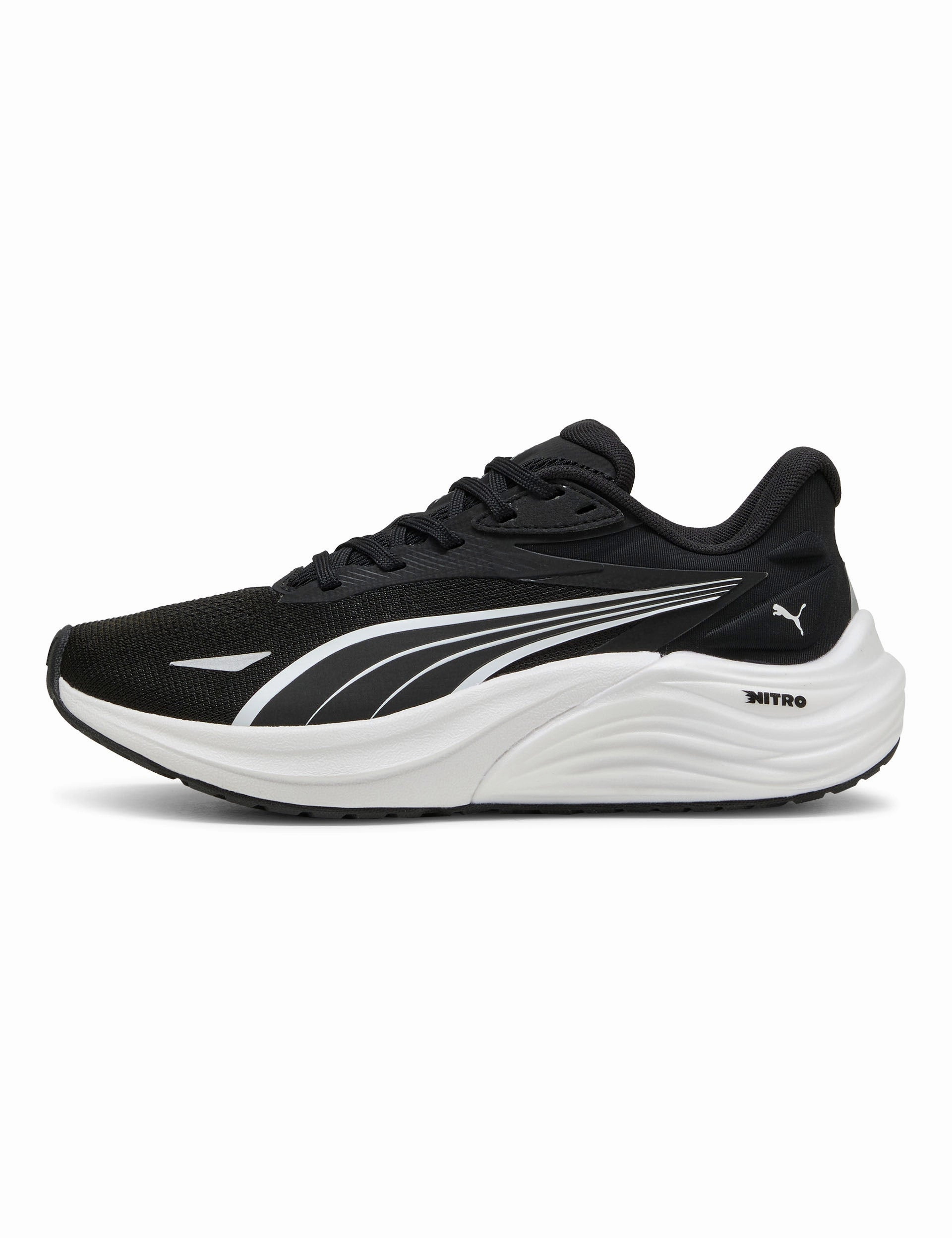 Electrify NITRO 4 Running Shoes - Black/White Puma women's stylish sport footwear