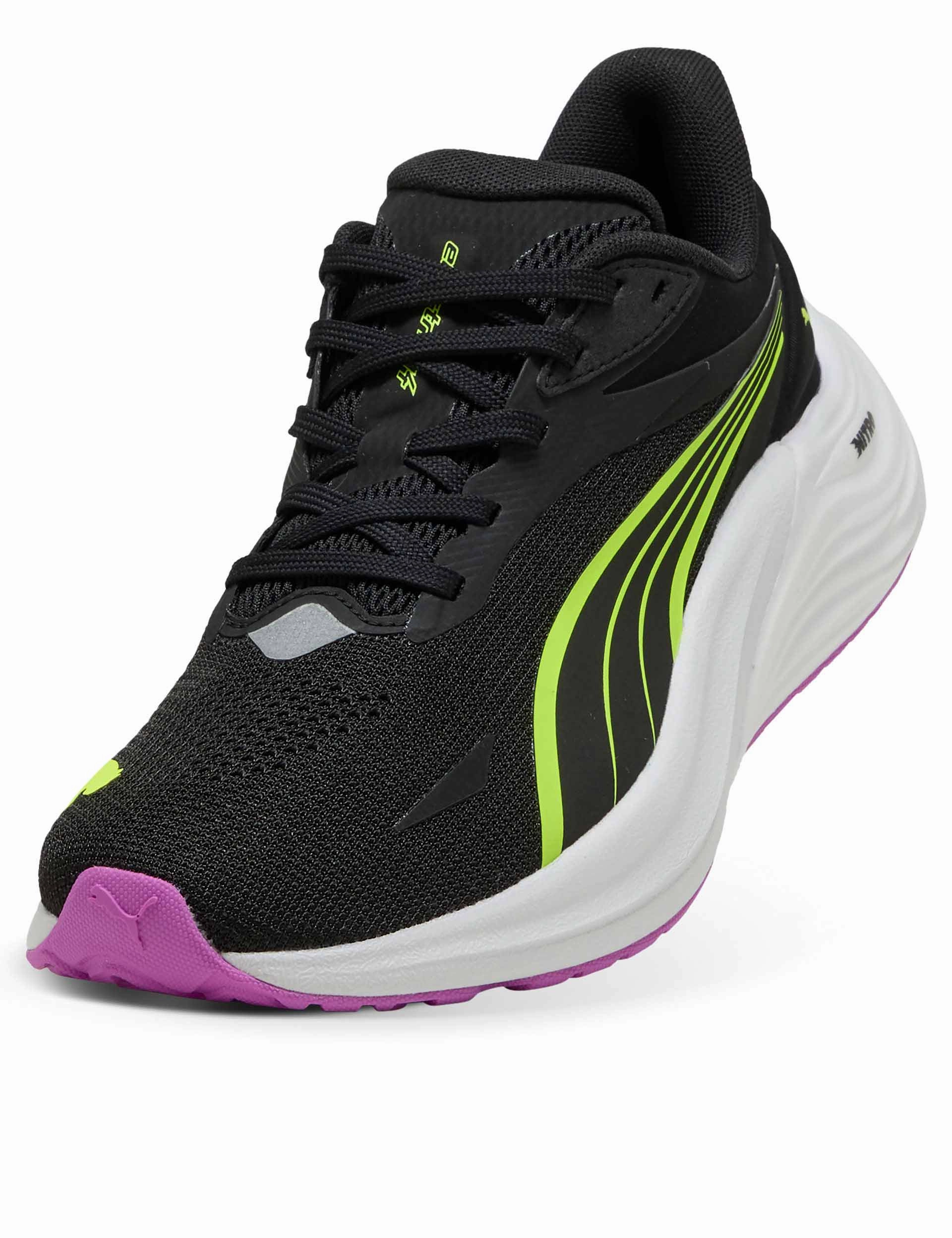 Electrify NITRO 4 Running Shoes - Black/Yellow Alert Puma women's stylish sport footwear