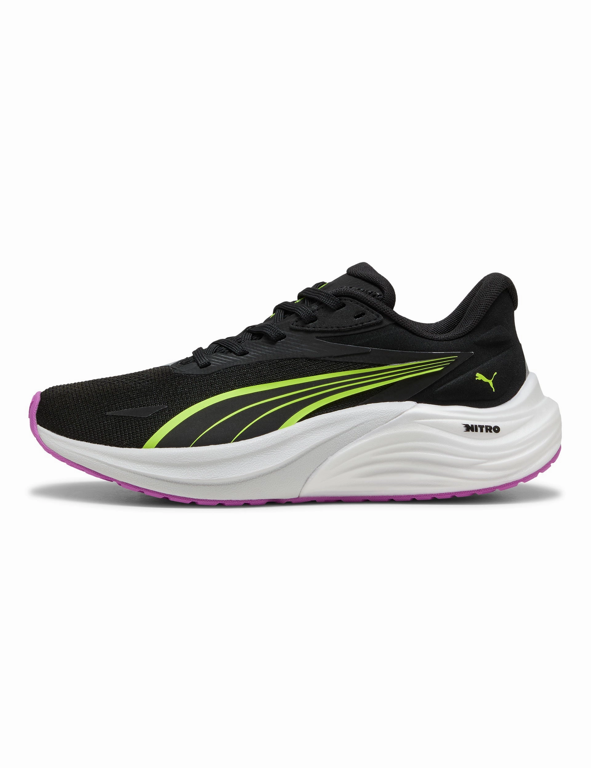 Electrify NITRO 4 Running Shoes - Black/Yellow Alert Puma women's stylish sport footwear