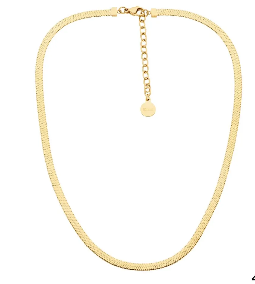 Ellani Collections Jewellerys 4mm Herringbone Chain - 3 colours