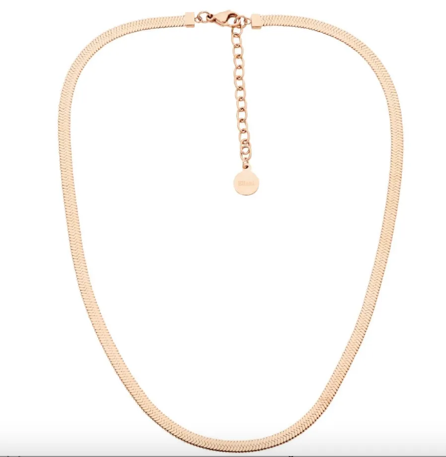 Ellani Collections Jewellerys 4mm Herringbone Chain - 3 colours
